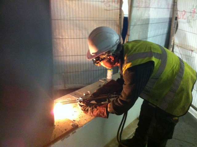 Mobile on site oxy acetylene cutting services 